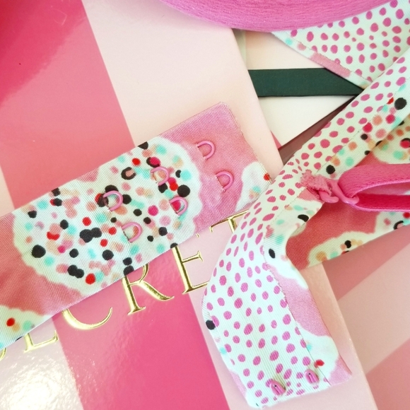 Victoria's Secret Vintage Sexy Little Things Heart Candy Gumball Push-up Bra 34C - Picture 5 of 10